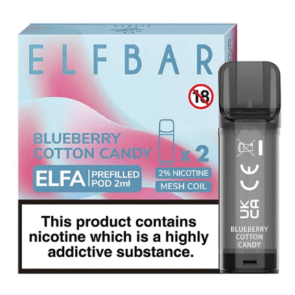 Elfa Pod Blueberry Cotton Candy*